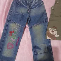 لباس کودک،شلواروپیش بندی باهم|لباس|آزادشهر, |دیوار