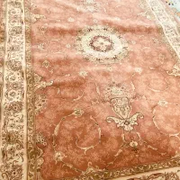 قالیچه شش متری ساوین  گوشتی و حجم دار