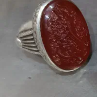 انگشترنقره دست ساز عقیق