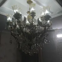 لوستر برنجی 12شعله