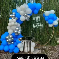 بادکنک آرایی|خدمات پذیرایی، مراسم|رشت, چله خانه|دیوار