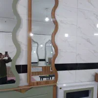 قاب آینه طرحدار|آینه|نیشابور, گنبد سبز|دیوار