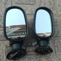یک جفت آیینه فابریک ال ۹۰ رنگ سفید