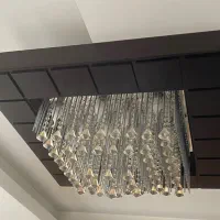 قاب چوبی و لوستر|لوستر و چراغ آویز|قزوین, |دیوار