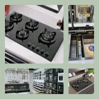 مدل پرنیا/اسباب اثاثیه/پک کامل گاز و هود توکار