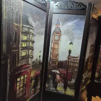 پاراوان طرح دار