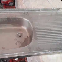 سینک روکار ۵۰در۱۰۰لگن چپ|آب‌چکان و نظم‌دهنده ظروف|شیروان (خراسان), |دیوار