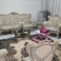 مبل استیل چوب با عسلی