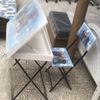 میز تحریر بچه گانه و بزرگ سال و صندلی گردون