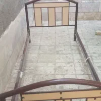 تخت فلزی یک نفره با کفی فلزی