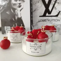 شمع دستساز زیبا|صنایع دستی و سایر لوازم تزئینی|گلبهار, شهر جدید گلبهار|دیوار