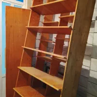 قفسه ی چوبی مغازه|کتابخانه، شلف، قفسه‌های دیواری|کلاله, |دیوار