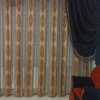 پرده|پرده، رانر، رومیزی|فولادشهر, مسکن مهر فولادشهر|دیوار