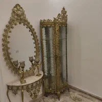 بوفه و اینه شمعدون برنزی|بوفه، ویترین، کنسول|یاسوج, |دیوار