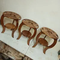 میز قلیان چوب روس