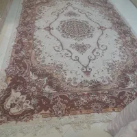 یه جفت فرش ۶ متری کرم رنگ