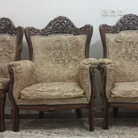 مبل سلطنتی|مبلمان خانگی و میز عسلی|قم, فرهنگیان و شهربانی|دیوار