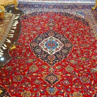 جفت فرش دستباف کاشان ۹متری