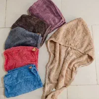 کلاه حمام (حوله سر) و حوله حمام