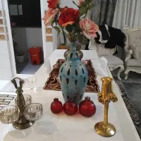 گل مصنوعی گلدان سفالی ابی دکوری ها فروشی|گل مصنوعی|اسلام‌شهر, شهرک واوان|دیوار
