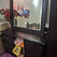 فروش تخت میز توالت و کمد|تخت و سرویس خواب|لامرد, |دیوار