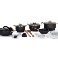 سرویس قابلمه 16 پارچه گرانیتی لیدوما مدل اکولید