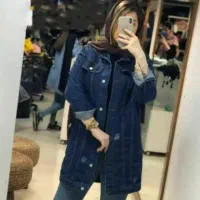 کت جین سورمه ای