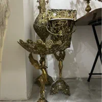 سطل زباله و جادستمالی و گلدان و میوه خوری پایه دار