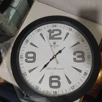 ساعت دیواری مدل رولکس رنگ مشکی