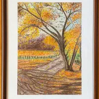 تابلوی نقاشی پاییزی