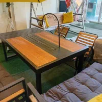 آتشدان میزصندلی۸نفره چترکد۱۱۸