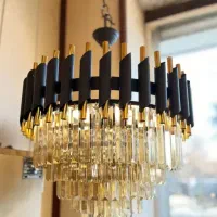 لوستر سقفی کوتاه فرهنگیان|لوستر و چراغ آویز|همدان, |دیوار