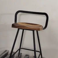 صندلی پشتی دار نشیمن چوب، کفی جوب گردو، صندلی اپن|صندلی و نیمکت|چهاردانگه (تهران), |دیوار