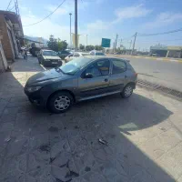 206تیپ 2مدل 85سه تیکه جلو رنگ  بدون ضربه