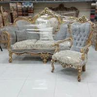 مبل سلطنتی مدل افسون ۹ نفره با عسلی