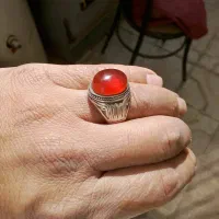 انگشتر عقیق کهنه مرحوم طهماسب