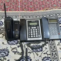 سه عددتلفن رومیزی درحدنو