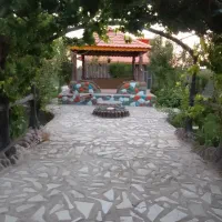 فروش باغ پسته و تفریحی ۵۰۰۰متری+۵۰۰۰متر پروانه دار