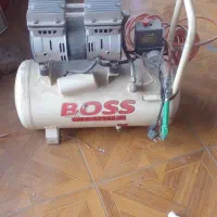 پمپ باد با شلنگ و پیستوله رنگ و تفتگی