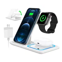 شارژر وایرلس فست شارژ سه کاره همزمان مدلEPU HP-W01