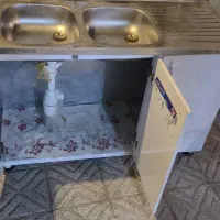 سینک به همراه کابینت ظرف شویی|مصالح و تجهیزات ساختمان|مراغه, |دیوار