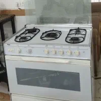 گاز فر برقی دو جوجه وجای سیب زمینی پیاز