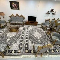 فرش۹متری برندپازیریک تبریزتمام نخ گلبرجسه نوآکبند|فرش|ساوه, |دیوار