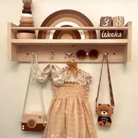 شلف دیواری چوبی