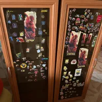 دو عدد بوفه چهار طبقه بسیار تمیز|بوفه، ویترین، کنسول|بجنورد, |دیوار