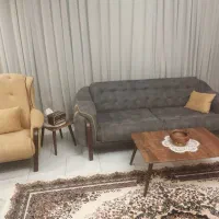 مبل چستر 8 نفره تخت خواب شو تمیز بدون خط و خش