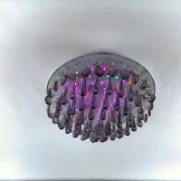 یک عدد لوستر کریستال فلش دار هفت رنگ (خانه)