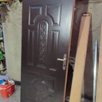 درب چوبی اتاق دو عدد در حد نو