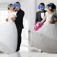 لباس عروس و پیراهن های مجلسی دخترانه سایز ۳۶ ۳۸