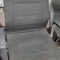 دو عدد صندلی چرخدار مدیریت جک دار در حدنو